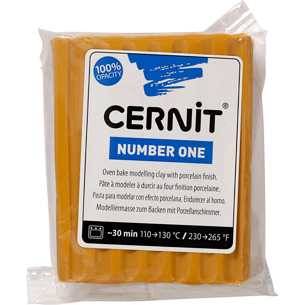 Cernit, yellow ochre (746), 56g billede