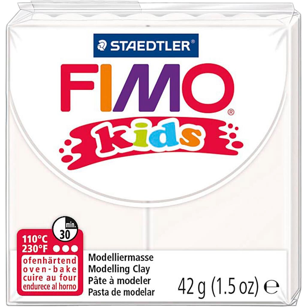 FIMO® Kids ler hvid 42 g billede