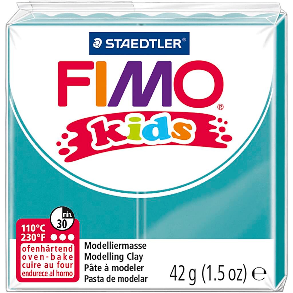 FIMO® Kids ler turkis 42 g billede