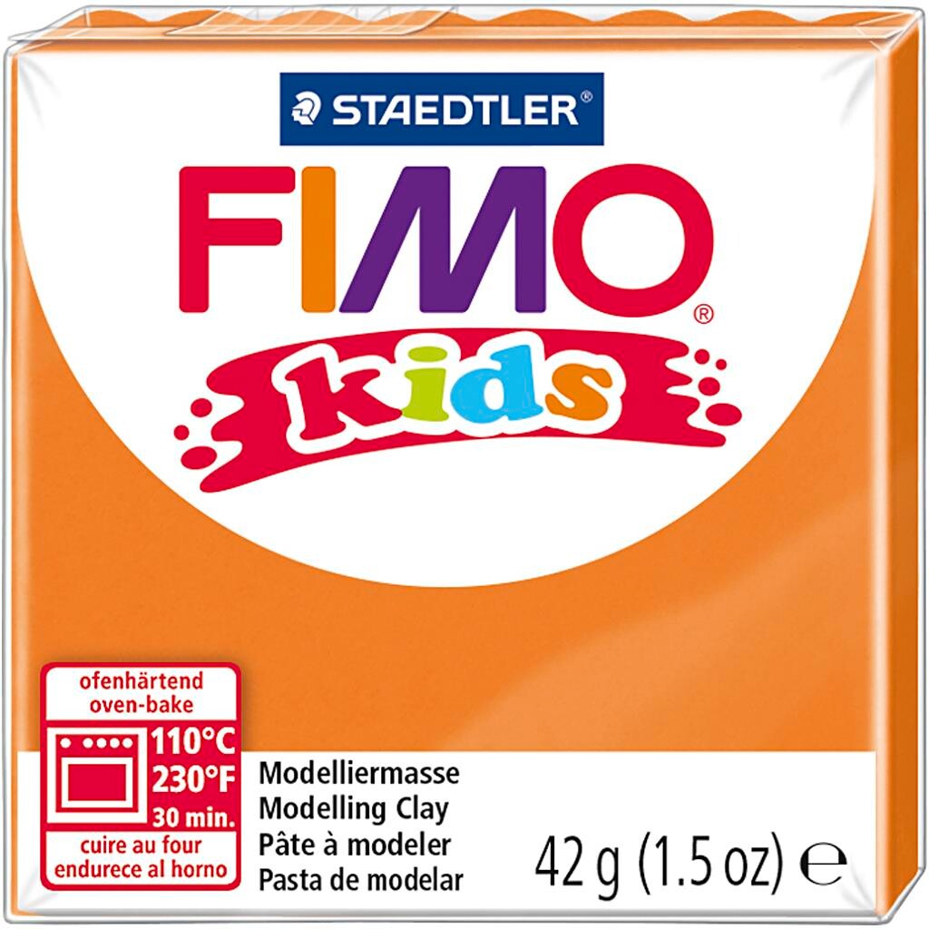 FIMO® Kids ler orange 42 g billede