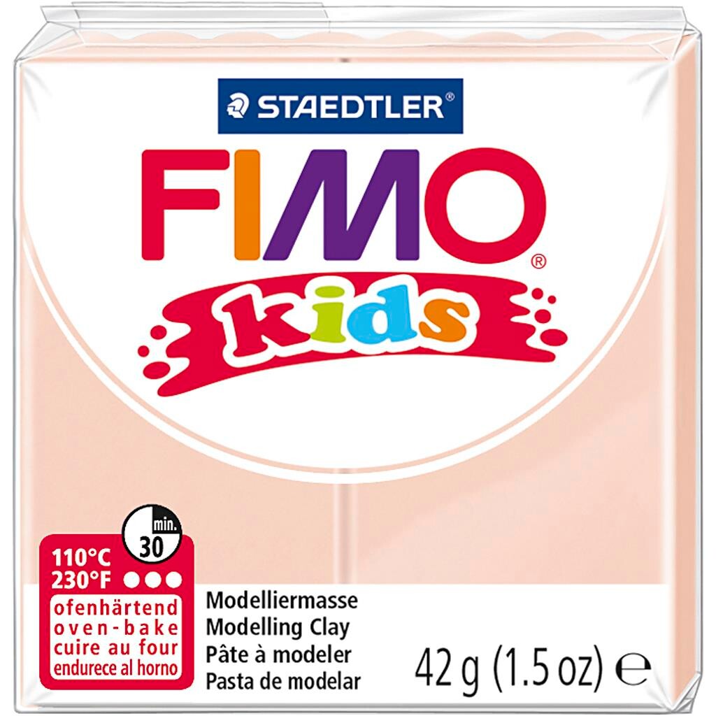 FIMO® Kids ler lys pudder 42 g billede