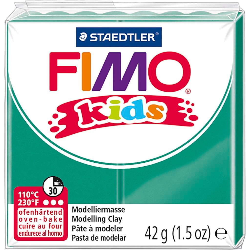 FIMO® Kids ler grøn 42 g billede