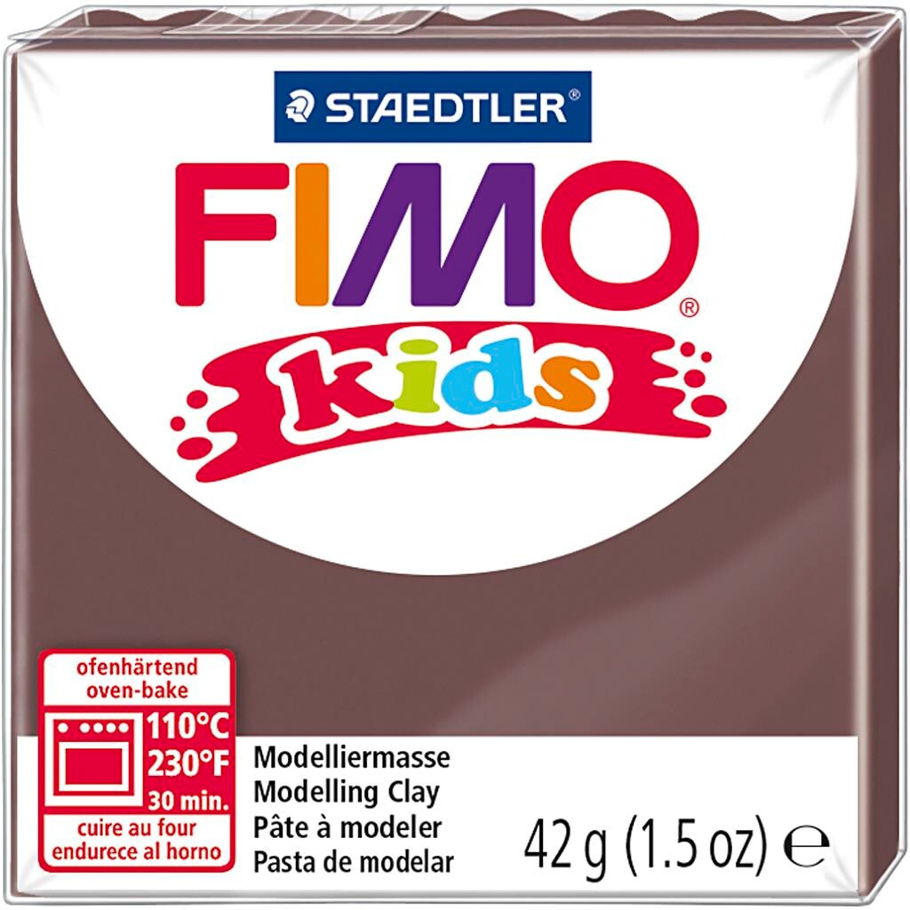FIMO® Kids ler brun 42 g billede