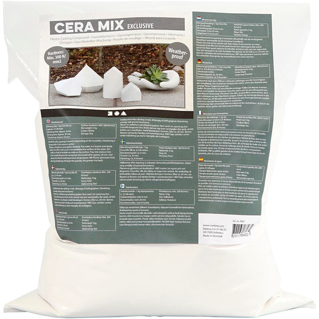 Cera-Mix Exclusive Støbemasse - Luksus, vejrbestandig, 5 kg billede