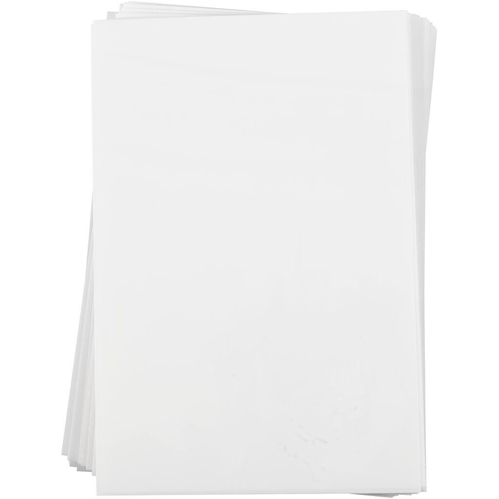 Krympeplader 20 X 30 Cm 100 Ark Mat Hvid