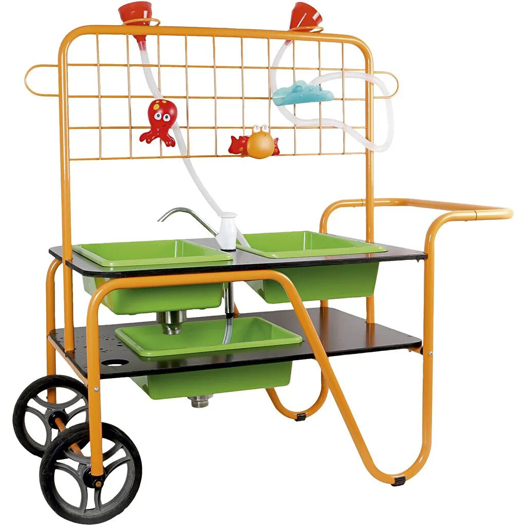 Billede af Mobilt sand- og vandbord, str. 106x100x57,5 cm, 1