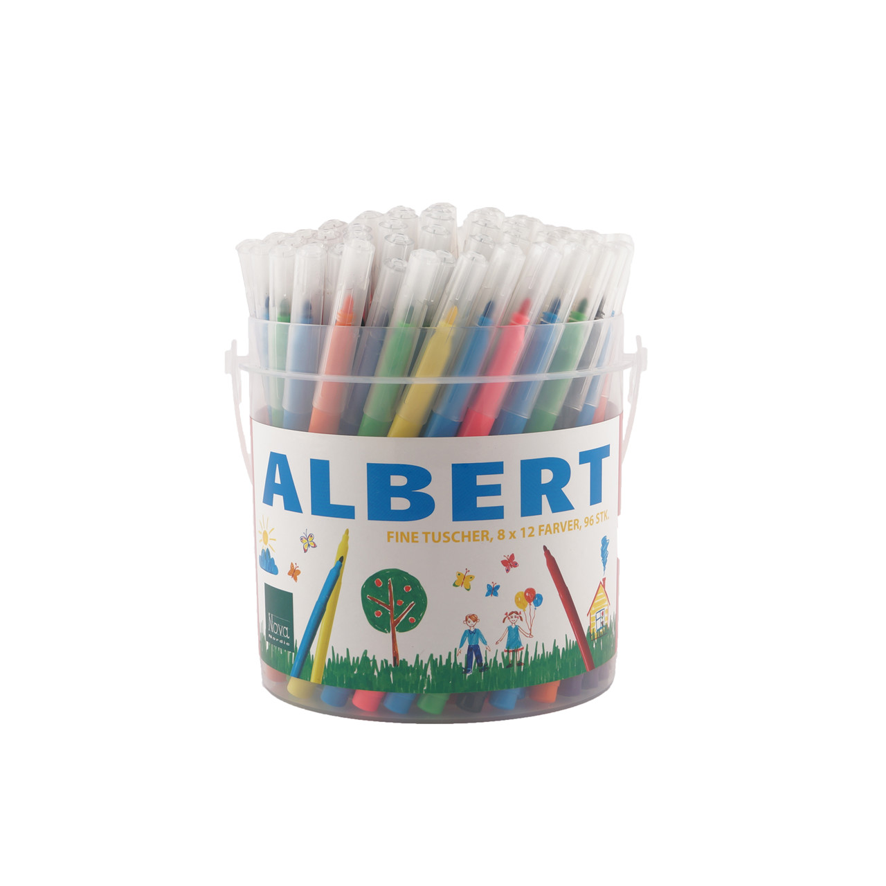 Albert Tusch Fine - 96 stk. i 12 farver