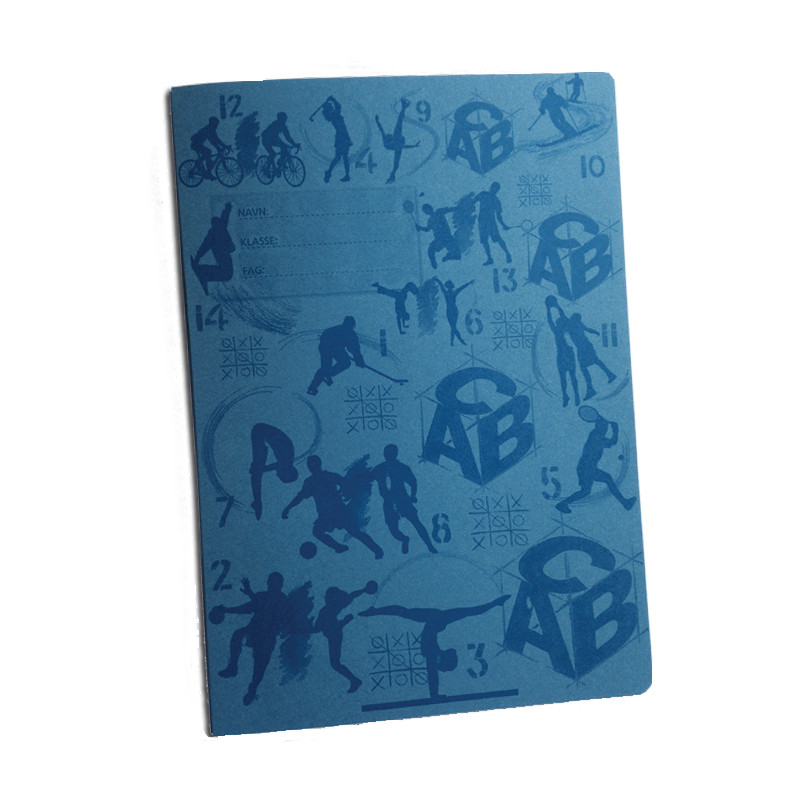 Arbejdsmappe A4 blå 100 stk.