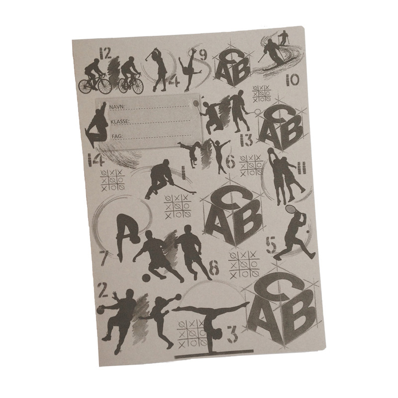 Arbejdsmappe A4 grå 100 stk.