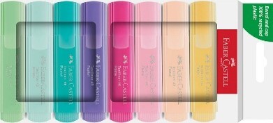Faber Castell Textliner 46 pastel 8 ass. billede