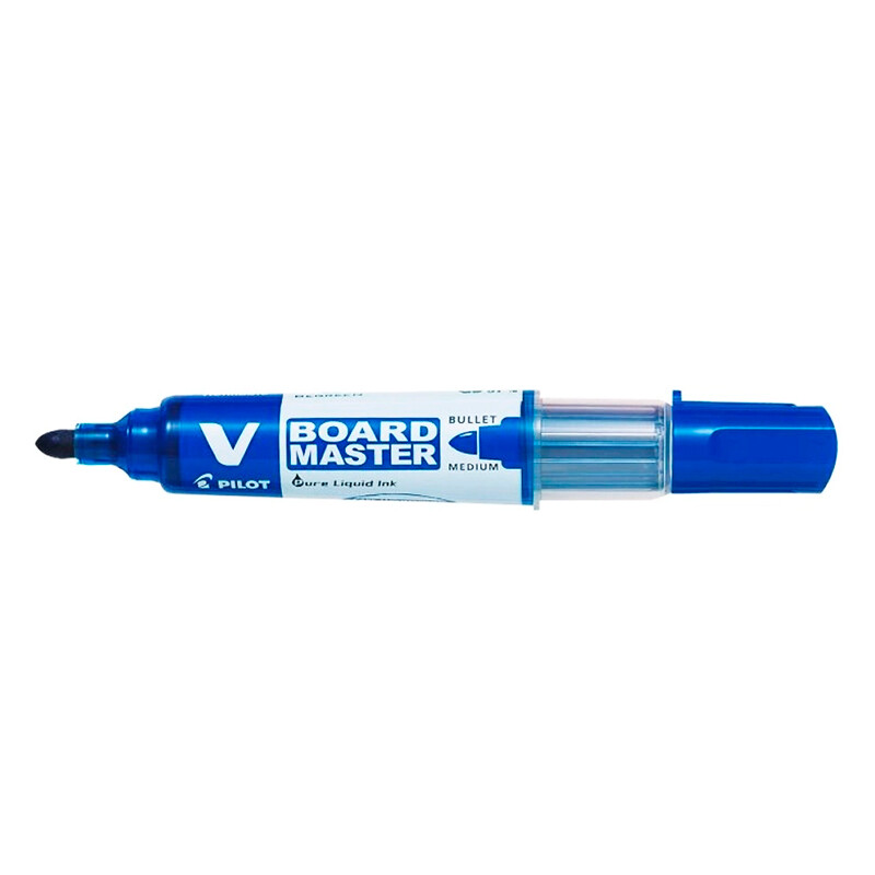Pilot whiteboard marker blå rund spids