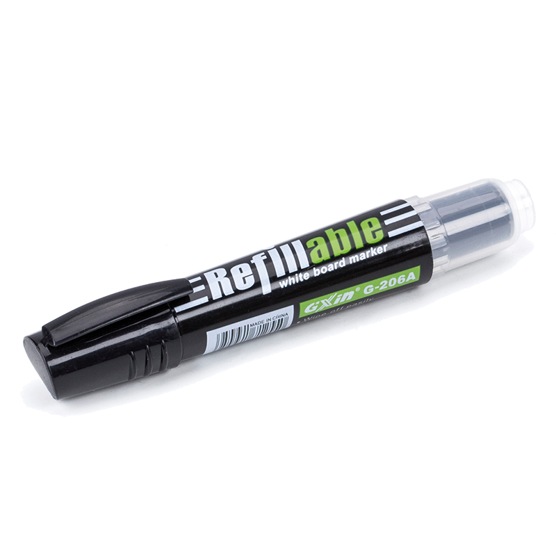 Whiteboardmarker til refill - Lang holdbarhed, Sort