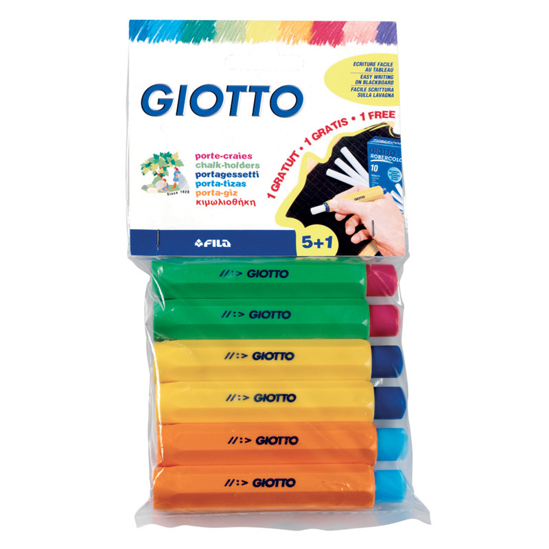 KRIDTHOLDER PLASTIK /6 STK