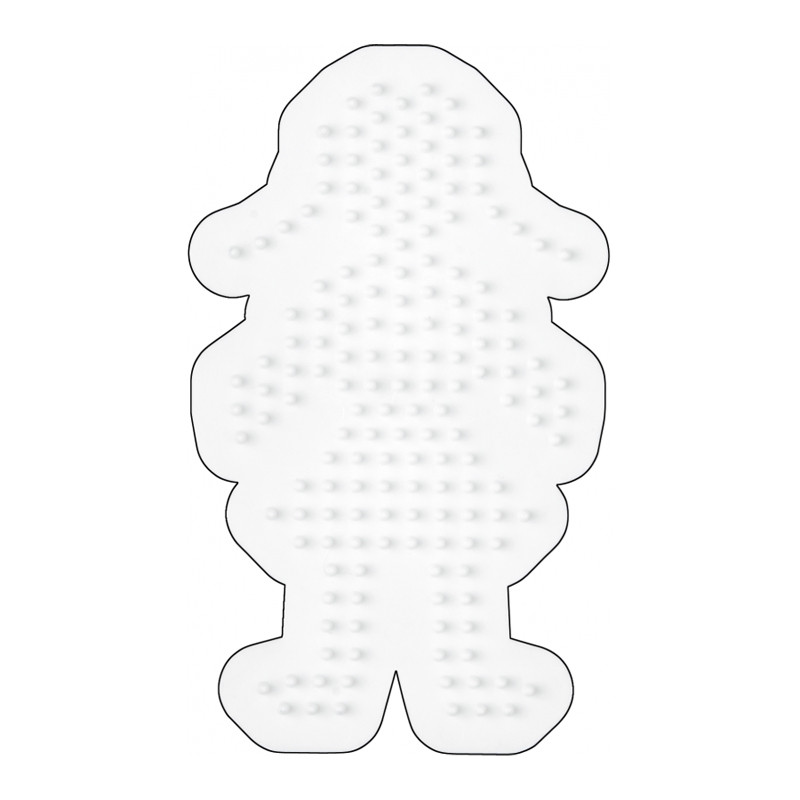 Hama Midi stiftplade, pige hvid