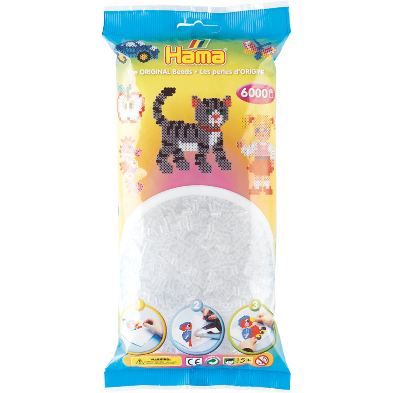 Hama Midi rørperler klar 6000 stk.