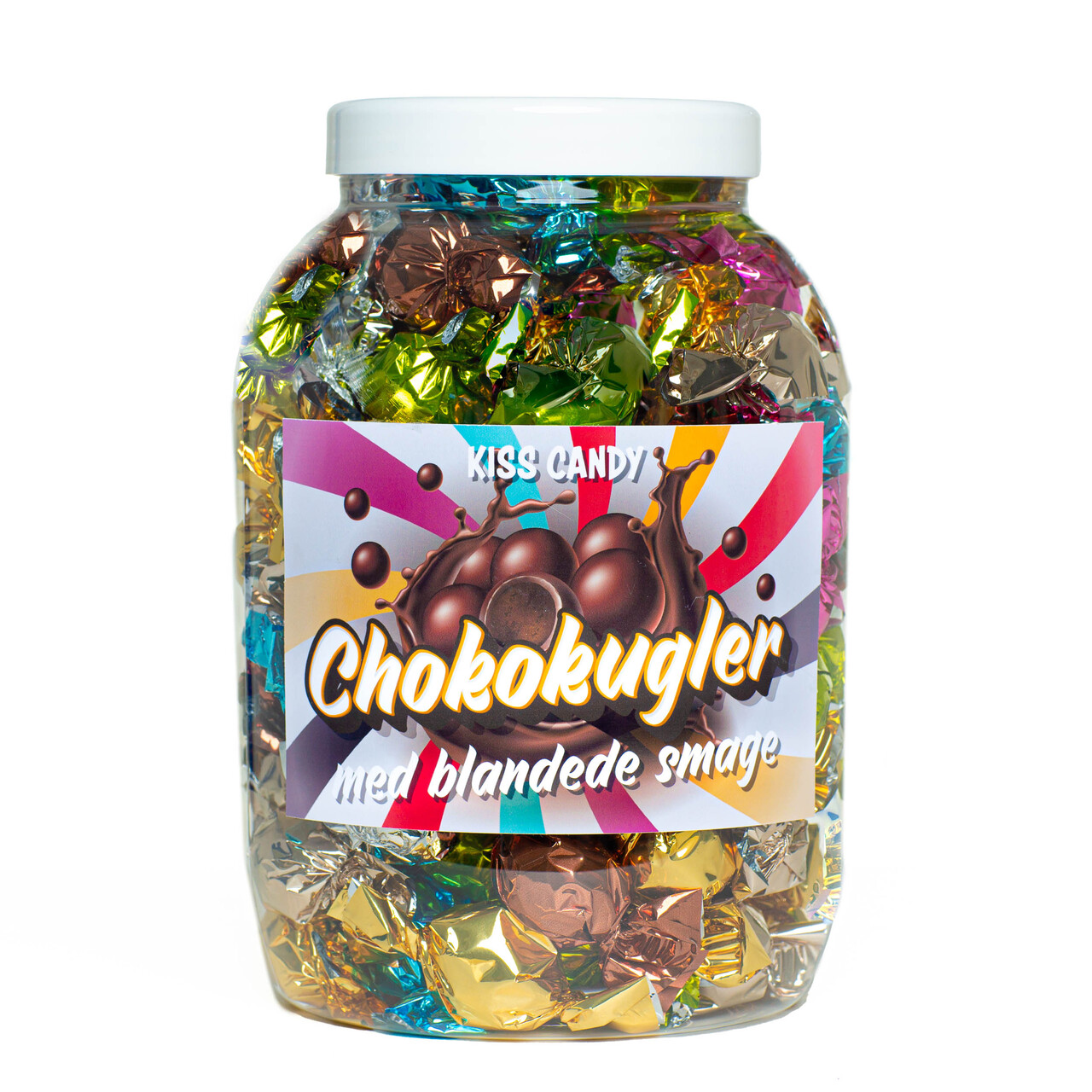 Choko-kugler, blandet, 1 kg.