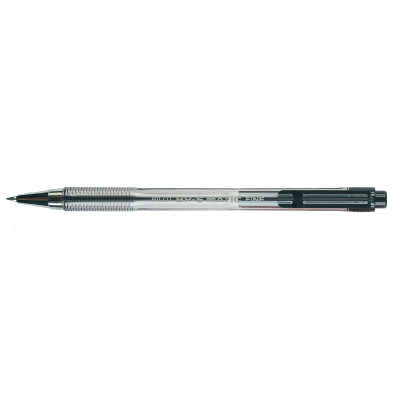 Pilot BP-S Matic - Kuglepen - F - Sort - 0,7mm