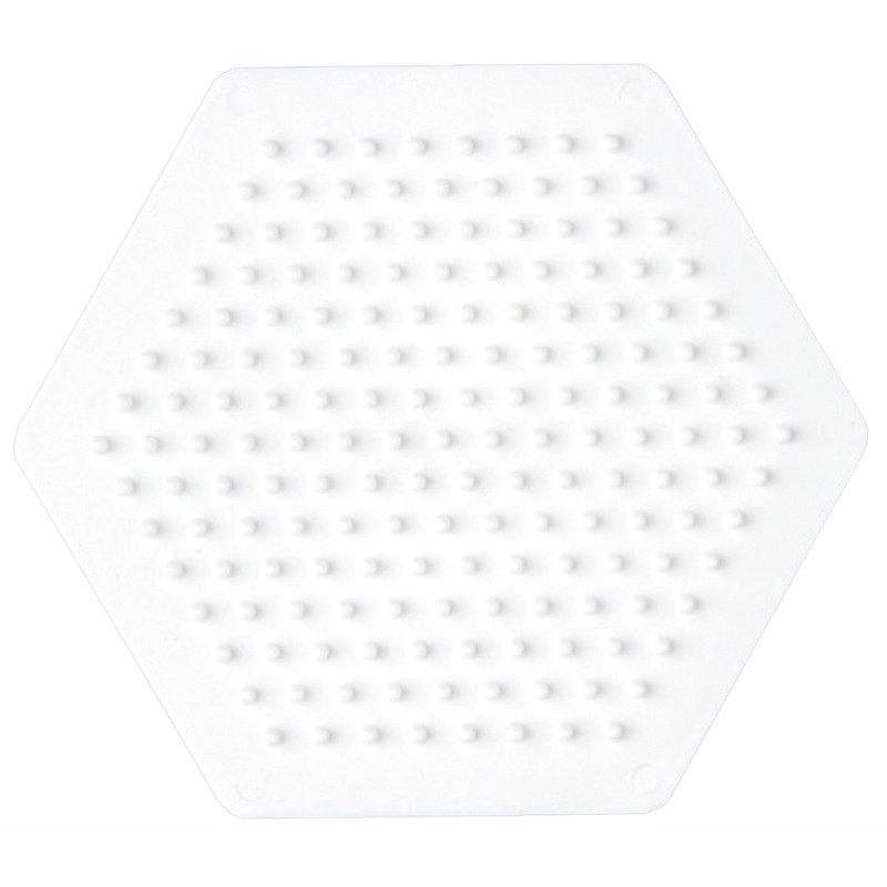 Hama Stiftplade lille sekskant hvid