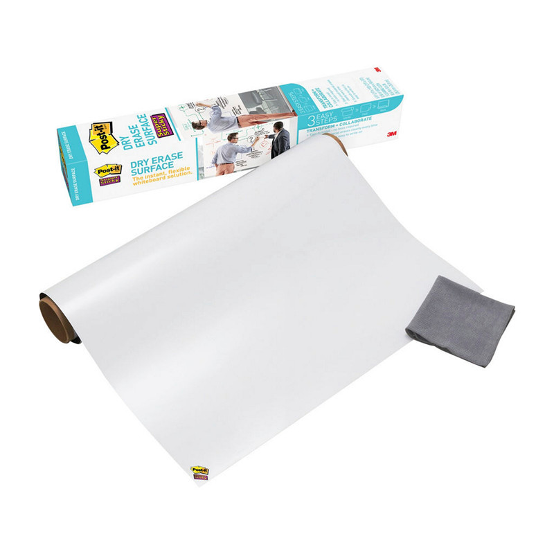 Post-it film - 15,24 x 1,21 m, hvid