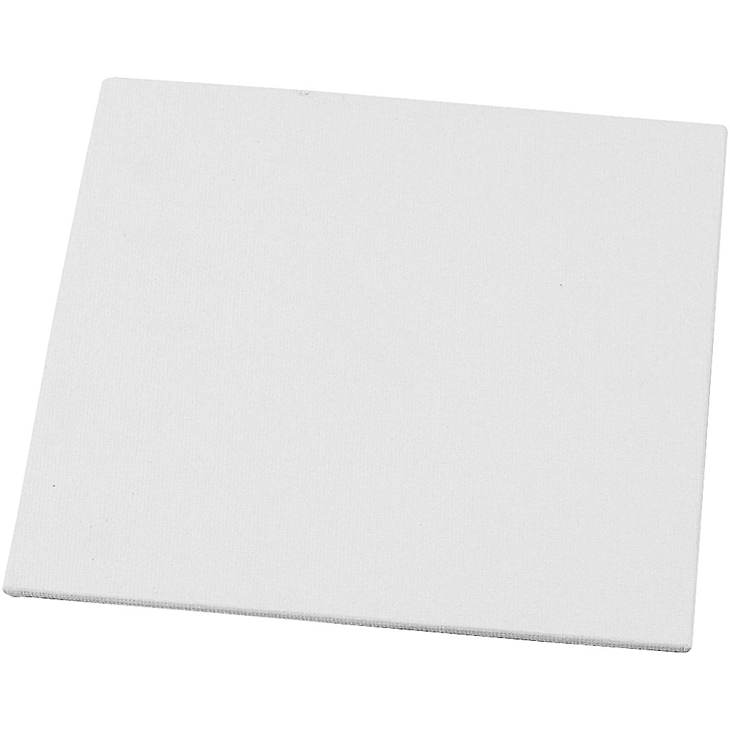 Malerplade, str. 15x15 cm, tykkelse 3 mm, hvid, 1stk.