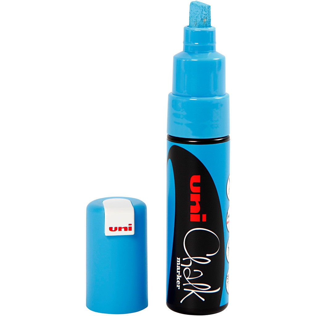 Chalk Marker, Lys blå , stregtykkelse:, 1stk. billede