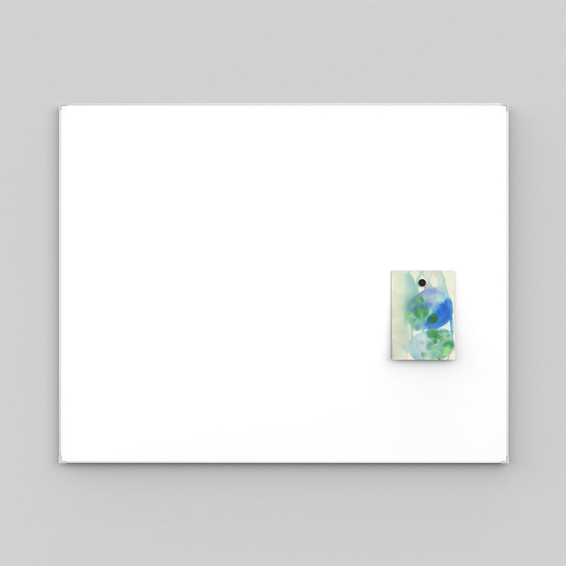 Lintex - Whiteboard - str. 1505 x 1205 mm - Hvid - Aluminiumsramme - Pennehylde