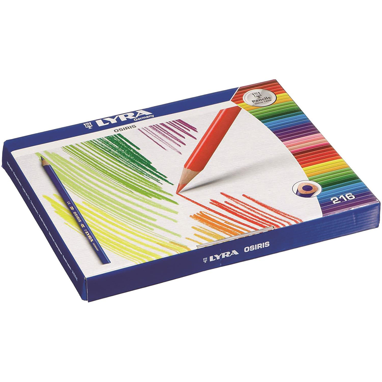 Osiris farveblyanter - Mine: 3 mm, 216 ass. farver