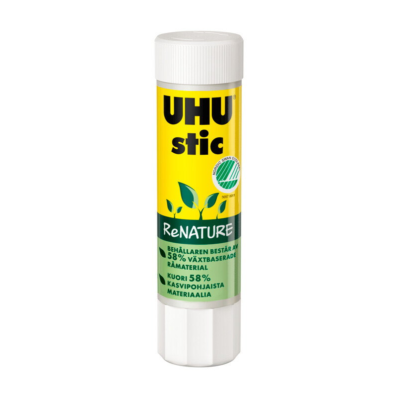 UHU limstift 21 gram, plantebaseret emballage billede