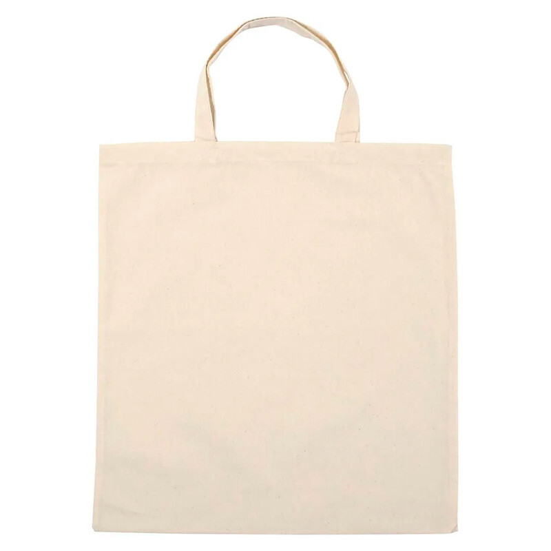 Mulepose , str. 38x42 cm, 145 g, lys natur, 20x5 s