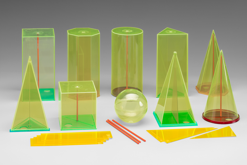 Geometrisk formsæt 15 cm med 38 stykker