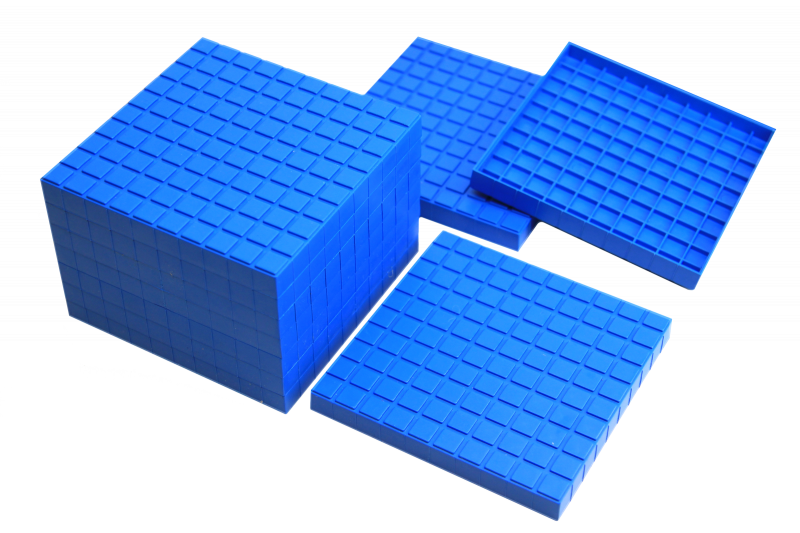 Base 10 plader 10 stk. (Blå)