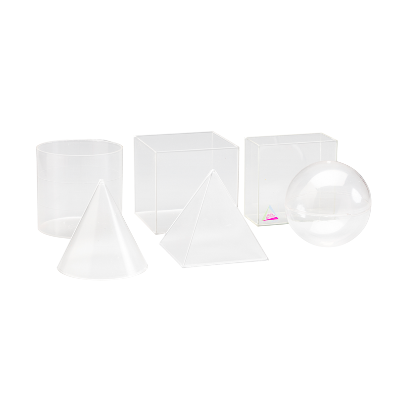 Geometriske figurer - RE-Plastic, 6 dele