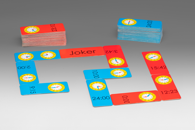 Domino spil - klokken