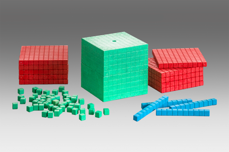 Base 10 sæt i 3 farver (121 stk.)