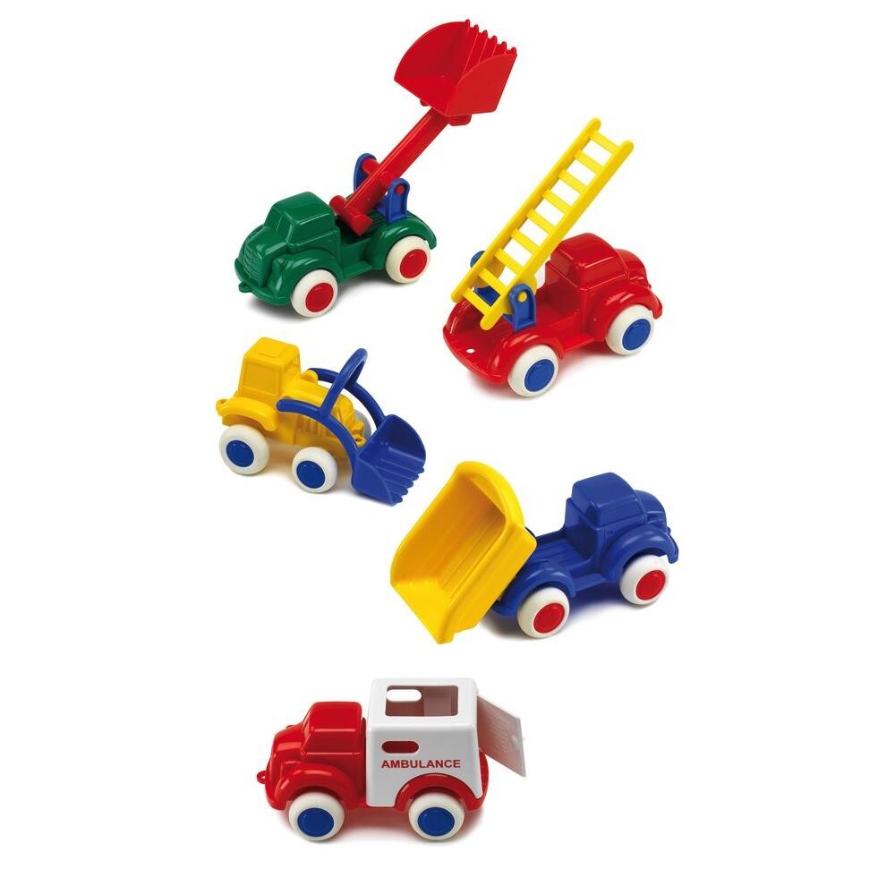 Billede af Vikingtoys - Arbejds biler - 8 stk. af 14cm