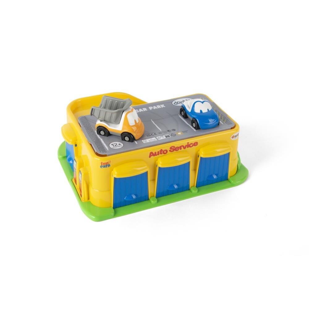 Dantoy Biler Funcars Garage Gul Plast