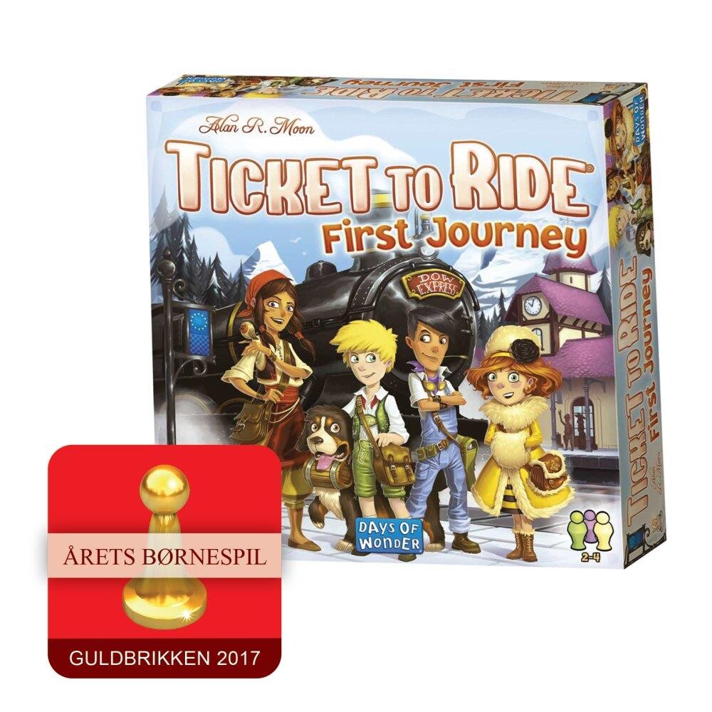 Ticket To Ride: First Journey - Årets Børnespil 2017