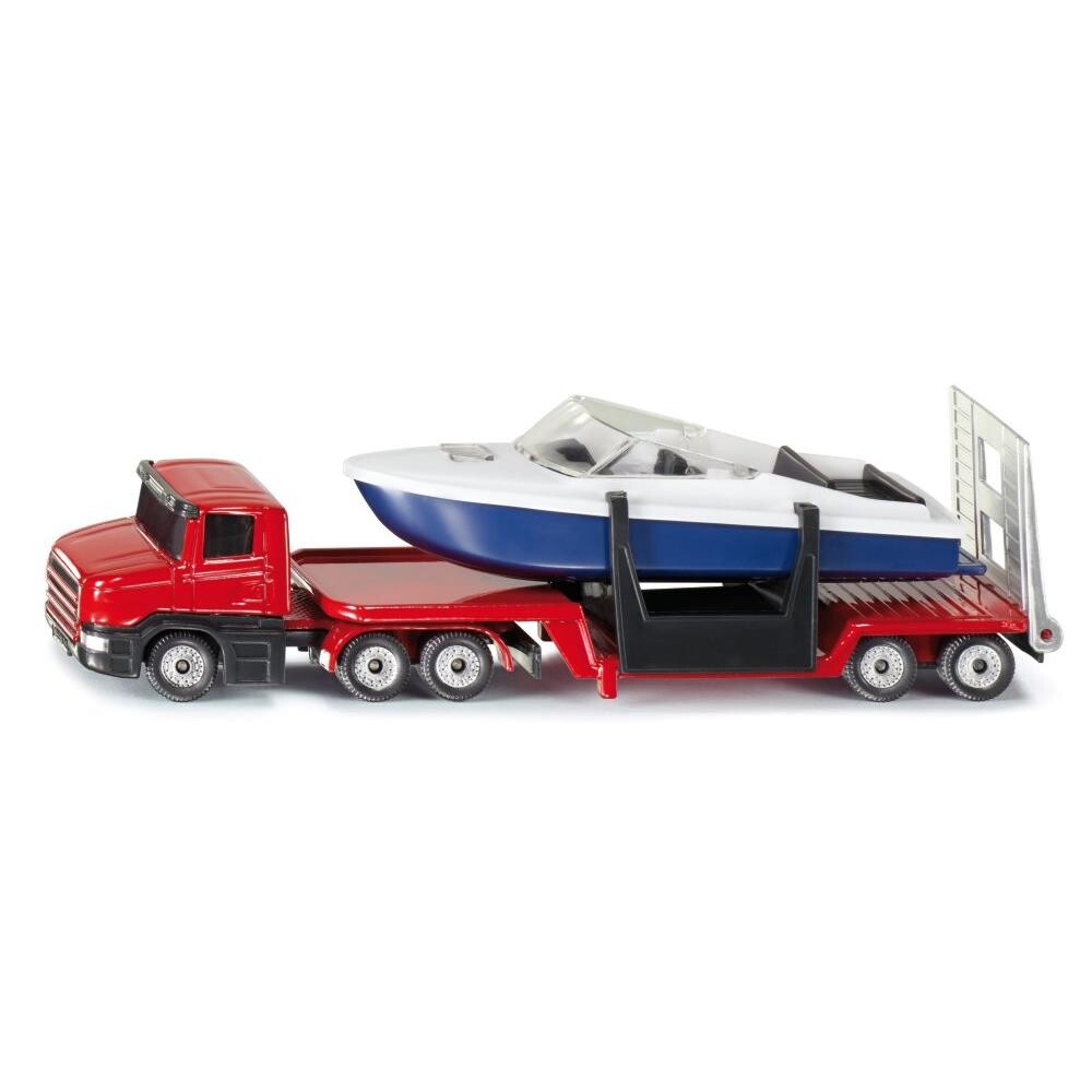 Siku - Lastbil med trailer og speedbåd