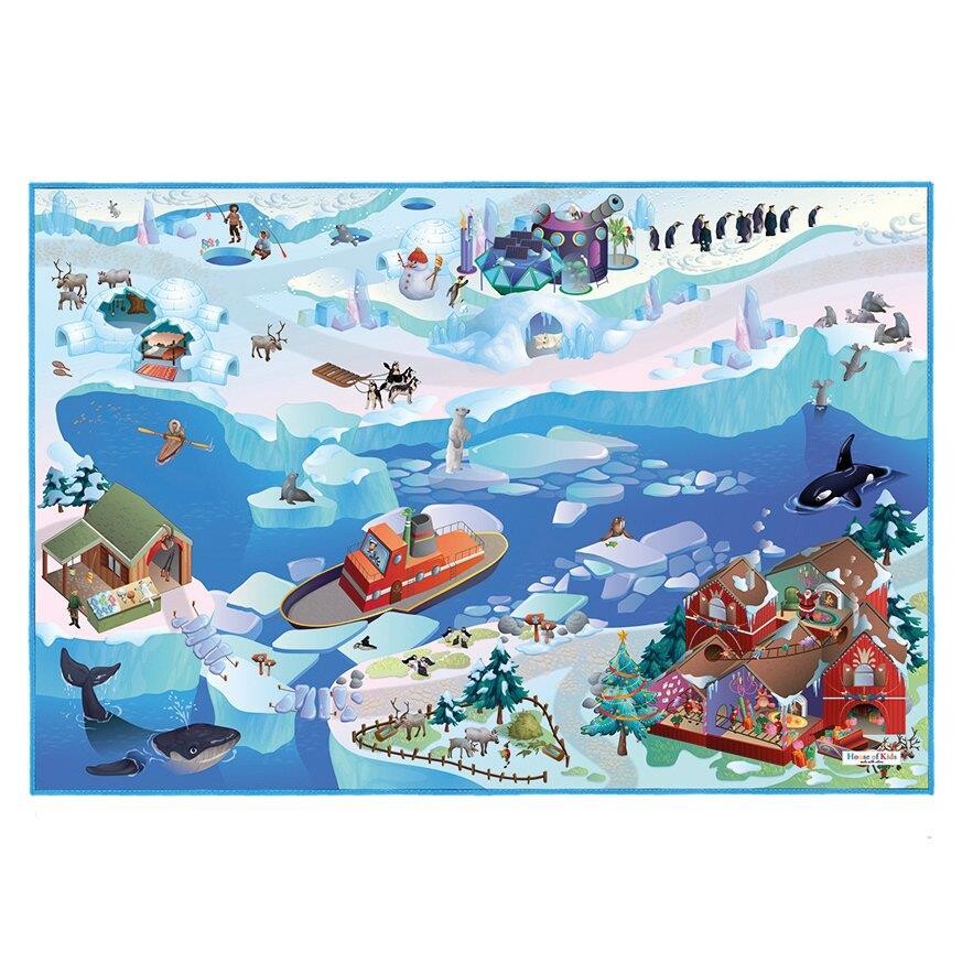Legetæppe, Nordpolen,100 x 150 cm