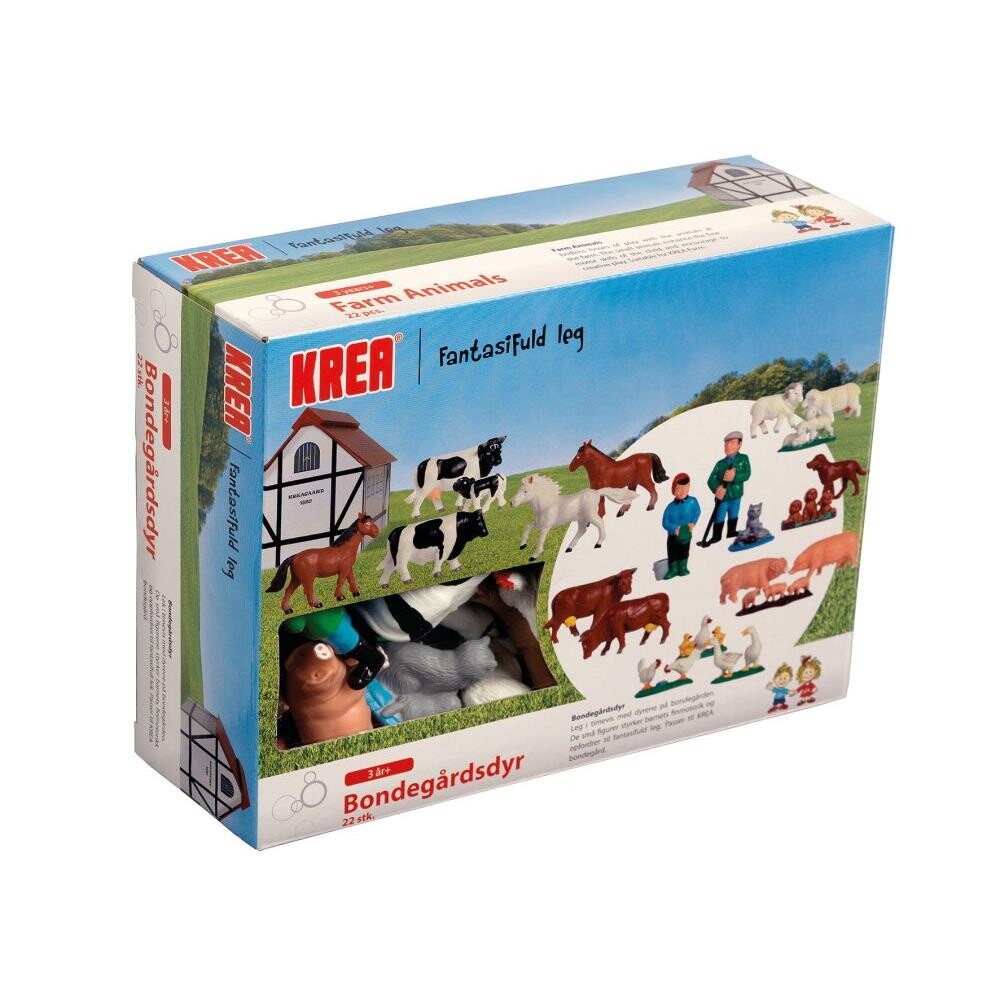 Billede af KREA Bondegårdsdyr - 22 stk