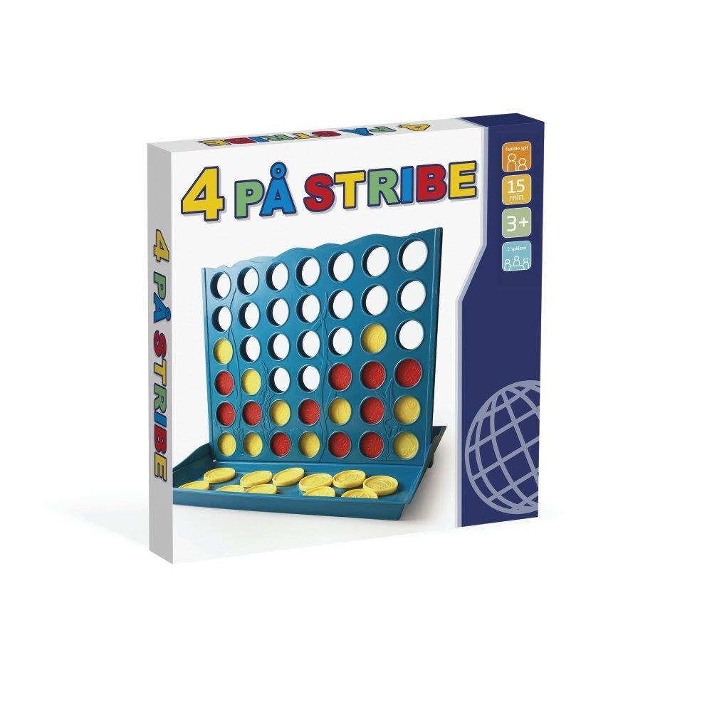 Billede af 4 på stribe i plast - Fra 3 år