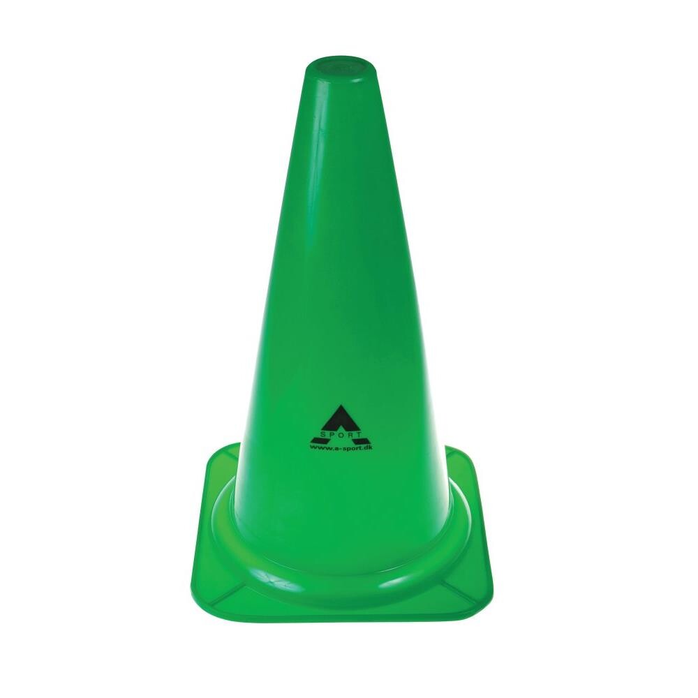 Markeringskegle H: 38 cm, Grøn