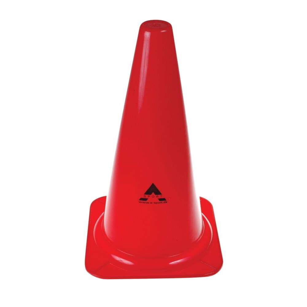 Markeringskegle H: 38 cm, Rød
