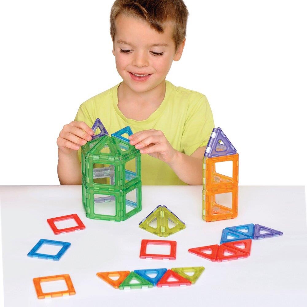 Billede af Polydron Magnetic Transparent - 64 dele