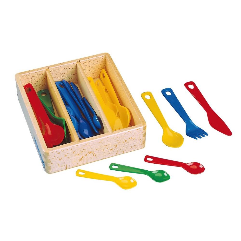 Billede af Legeservice, Plastbestik, 24 dele
