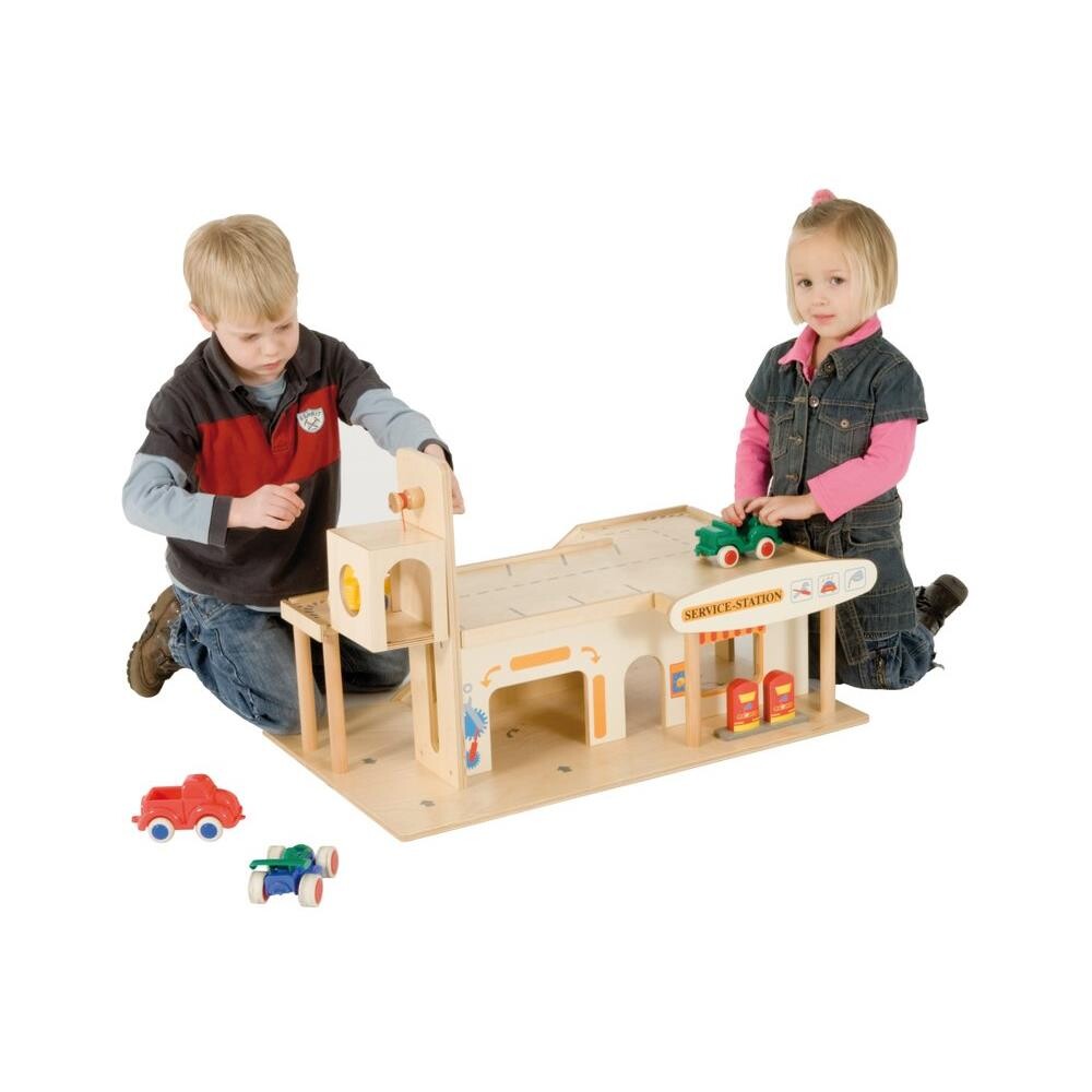 Billede af Garage i træ - 77 x 50 x 47 cm