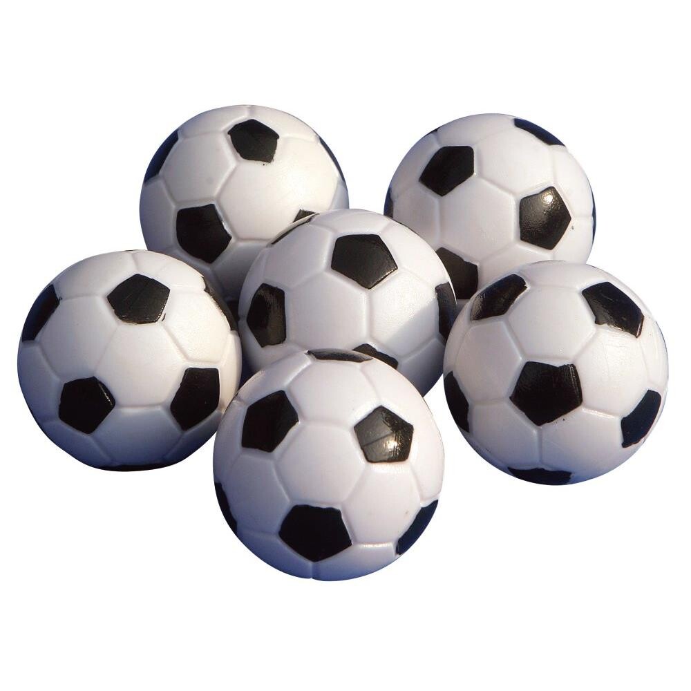 Bordfodbolde Hvid Sort Sæt á Stk