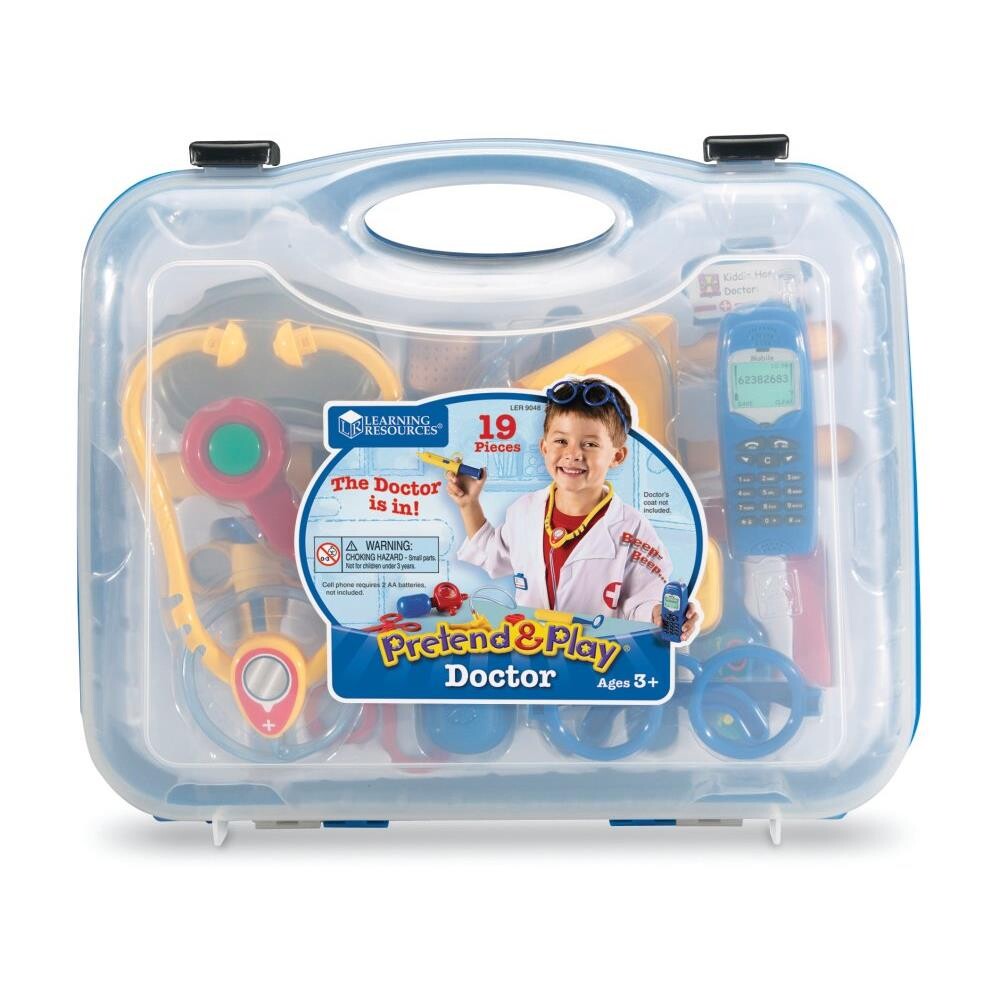 Billede af Doktorkuffert i plast m. 19 dele