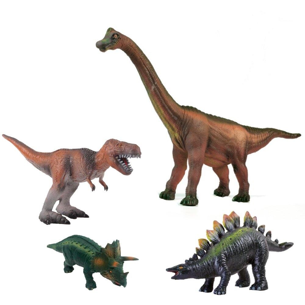 Billede af Dyr, Dinoer, Soft, store, 4 stk.
