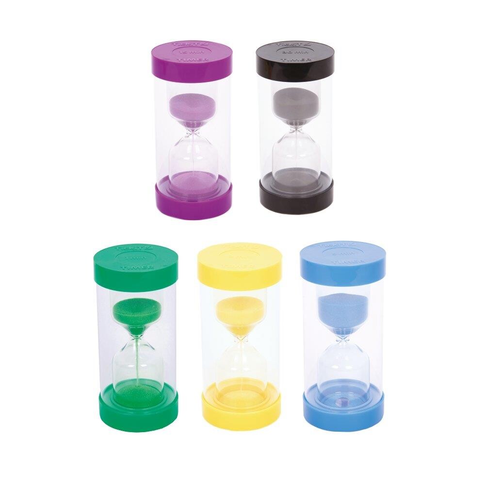 Timeglassæt m 1,3,5, 15 og 30 min